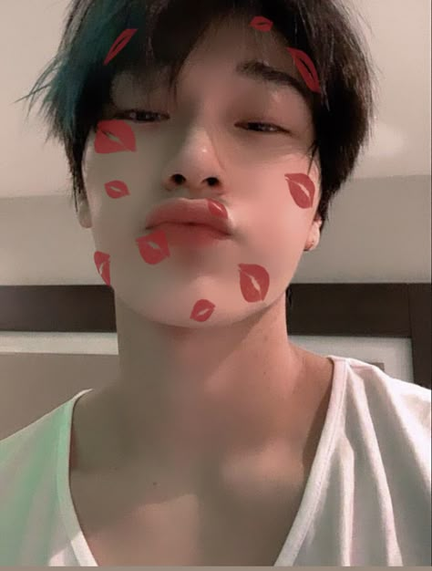 from insta filter San Ateez Selfie, San Selfie Ateez, Choi San Selfie, San Cute Ateez, San Mirror Selfie, Choi San Pfp, Choi San Lockscreen, San Red Hair, San Selfie