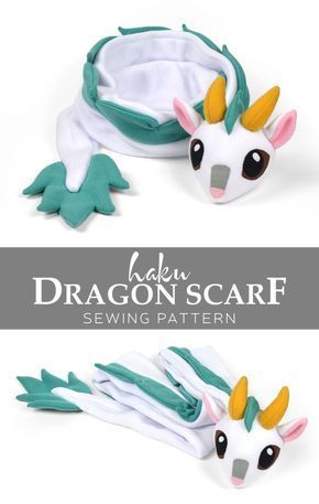 Dragon Scarf, Scarf Sewing Pattern, Plushie Patterns, Sew Ins, Sewing Tutorials Free, Beginner Sewing Projects Easy, Leftover Fabric, Plush Pattern, Sewing Projects For Beginners