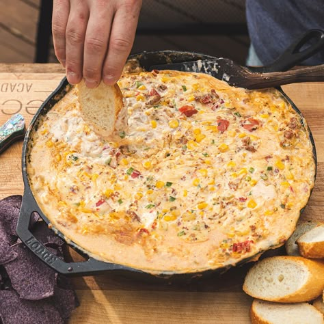 Creamy Cowboy Caviar Recipe, Western Theme Party Appetizers, Cowboy Theme Appetizers, Yellowstone Party Food Ideas, Yellowstone Dinner Party Ideas, Cowboy Crackers Dip, Western Appetizers Parties Food, Western Party Appetizers, Shareable Appetizers Finger Foods