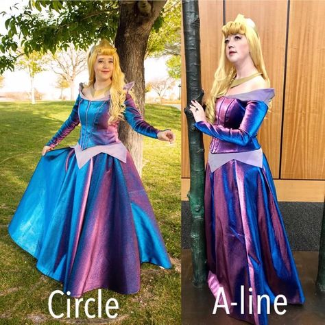 Sleeping Beauty Fashion, Sleeping Beauty Inspired Outfits, Color Changing Dress, Aurora Sleeping Beauty Dress, Disney Sewing, Princess Aurora Dress, Sleeping Beauty Dress, Disney Princess Dress Up, Disney Princess Cosplay