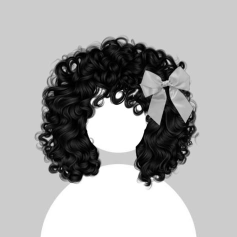 Curly Hair Cartoon, Flipagram Instagram, Doll Aesthetic, Photos For Profile Picture, Hair Icon, Creative Profile Picture, Black Curly Hair, Curly Girl Hairstyles, Black Love Art