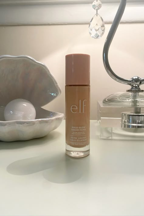 Elf Foundation Aesthetic, Elf Products Aesthetic, Elf Glow Foundation, Light Foundation Natural, Foundation Aesthetic, Makeup Products Foundation, Foundation Elf, Elf Beauty, Elf Halo Glow