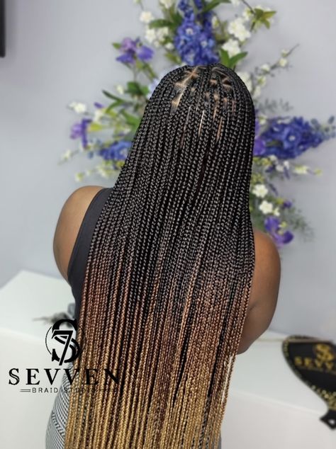 Ombre Large Knotless Box Braids, Medium Ombre Knotless Braids, Knotless Goddess Box Braids Medium, Knotless Box Braids Ombre, Ombre Blonde Braids, Ombre Braids Black Women, Ombre Knotless Box Braids, Ombré Knotless Braids, Ombre Knotless Braids