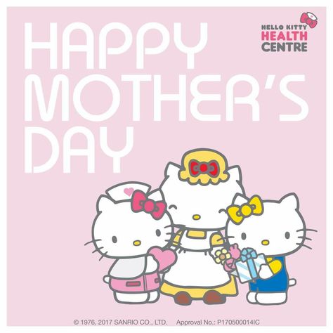 Hello Kitty Mothers Day, Kitty Health, Mothers Day Greetings, Mothers Day Drawings, Sanrio Collection, Hello Sanrio, Beach Icon, Hello Kitty Backgrounds, Friends Characters