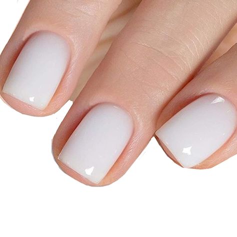 MEMEDA Gel Nail Polish, Milky White Nude Gel Polish, 0.27 fl oz Nude Gel Polish, White Gel Nails, Buff Nails, Milky Nails, Glitter Gel Polish, Nail Art Salon, Manicure Gel, Pink Gel, Nail Polish Kits