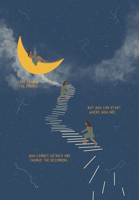 Illustrated by @lovekaurdotcom love, KAUR is an illustration brand that inspires you to follow your dreams so you can live a happy and fulfilled life🙂 Fulfilled Life, Start Where You Are, Follow Your Dreams, Feel Good Quotes, Pastel Wallpaper, Anime Scenery Wallpaper, Self Love Quotes, Scenery Wallpaper, Anime Scenery