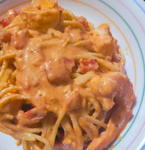 Champagne Pasta Sauce, Champagne Sauce Recipe, Champagne Sauce, Shrimp Linguini, Pasta With Shrimp, Cream Pasta, Dairy Free Cream, Recipe Generator, Sauce Pasta