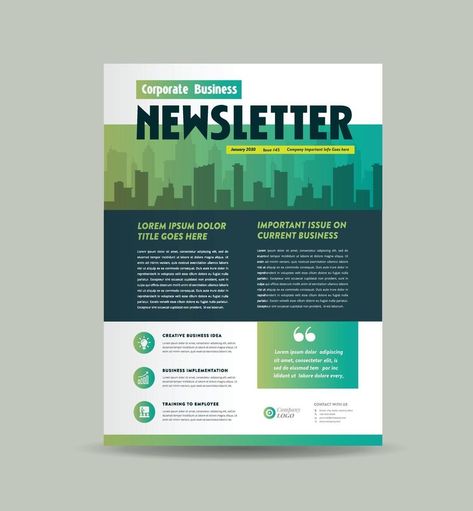 Business Newsletter Design, Newsletter Content Ideas, One Pager Design, Newsletter Design Layout, Company Flyer, Monthly Newsletter Template, Newsletter Examples, 보고서 디자인, Newsletter Layout