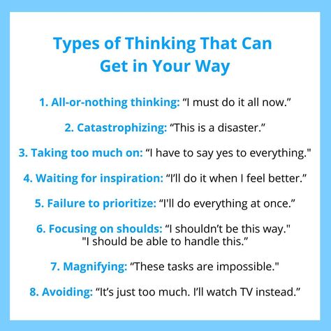 Psychology Today on Instagram: “Many people are feeling overwhelmed and stuck these days. While circumstances play a major role in these feelings, certain patterns of…” Thought Distortions, Healing Inspiration, Taking Action, Psychology Today, Psychology Facts, Mental And Emotional Health, Be Helpful, Coping Skills, I Feel Good