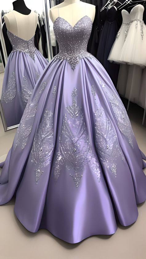 Colored Wedding Gowns Purple, Types Of Purple, Purple Wedding Dresses, Gowns Purple, Purple Royalty, Colored Wedding Gowns, Purple Clothing, Purple Wedding Dress, Glitter Colors