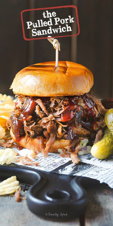 Feeding the whole family got a whole lot easier (and cheaper) with these easy and delicious slow cooker pulled pork sandwiches. #pulledpork #slowcooker Pulledpork Slowcooker, Sandwich Toppings, Slow Cooker Pulled Pork Sandwiches, Pulled Pork Leftover Recipes, Roast Brisket, Bbq Pulled Pork Slow Cooker, Pulled Pork Recipe Slow Cooker, Hot Sandwich Recipes, Pork Tenderloins