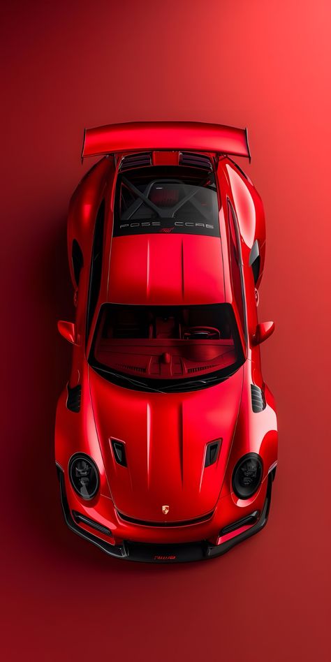 Auto Wallpaper, Car Top View, Red Porsche, Wallpapers Abstract, Normal Cars, Abstract Wallpapers, Sports Car Wallpaper, Car Backgrounds, Cool Car Drawings