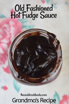 Occidental Hotel Hot Fudge Sauce, Hot Fudge Sauce Recipe, Fudge Sauce Recipe, Fudge Topping, Chocolate Goodies, Ice Cream Sauce, Homemade Hot Fudge, Sweet Sauces, Syrup Recipes