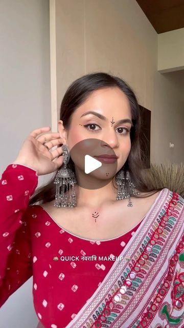 97K likes, 250 comments - preettduaa on October 3, 2024: "Navratri makeup Idea ❤️ Save for later 💫 Would you try this? Follow me @preettduaa for more videos like this 🪷✨ #navratrimakeup #navratribindi #navratri #navratrispecial #navratrihack #festivehacks #navratrioutfits #preetdua (Navratri makeup, navratri hack, navratri special, navratri bindi, navratri look, preet dua)". Navratri Makeup, Navratri Look, Makeup Idea, Navratri Special, On October 3rd, Save For Later, You Tried, Follow Me, Festival