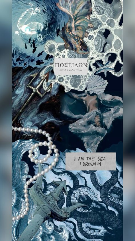 Sea wallpaper  Sea aesthetic Invisible String Aesthetic, Poseidon Wallpaper, String Aesthetic, Greek Wallpaper, Poseidon Aesthetic, Default Wallpaper, Pjo Cabins, Daughter Of Poseidon, Invisible String