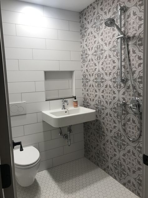 5’x6’ wet room Small Wet Bathroom, Wet Bathroom Ideas, Tiny House Shower, Tiny Wet Room, Small Wet Room, Wet Bathroom, Small Shower Room, Wet Room Bathroom, Small Bathroom With Shower