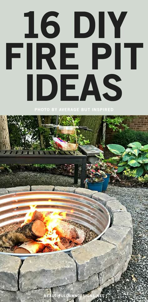 Outdoor Fire Pit Diy, Build A Fire Pit, Diy Fire Pit Ideas, Fire Pit Plans, How To Build A Fire Pit, Outside Fire Pits, To Build A Fire, Custom Backyard, Brick Fire Pit