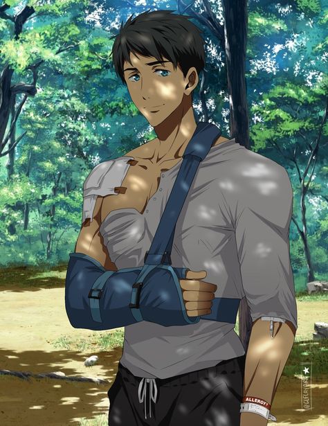 Yamazaki Sousuke, Sousuke Yamazaki, Archer Emiya, Fate Archer, Free Eternal Summer, A Walk In The Woods, Shoulder Surgery, Free Iwatobi Swim Club, At The Hospital