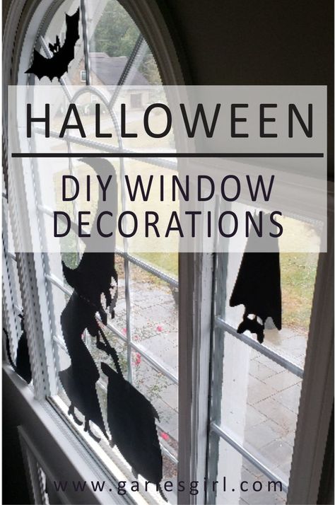 Diy Halloween Window Silhouettes, Diy Halloween Window Decorations, Halloween Decorations On A Budget, Fall Window Decorations, Diy Halloween Window, Window Decor Diy, Halloween Window Silhouettes, Decorations On A Budget, Powerful Statements