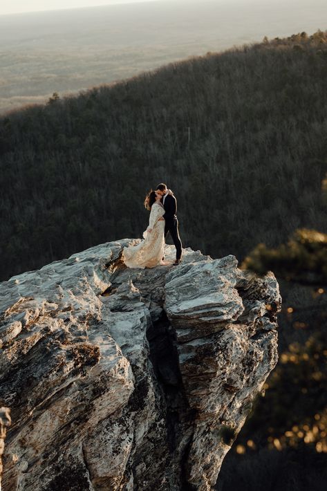 Mountain top engagement session, nc elopement photographer, Iceland elopement, hanging rock, scenic engagement photographer, reclamation dress, boho elopement, adventurous elopement, adventurous engagement session Nc Mountain Engagement Photos, Engagement Photoshoot Ideas Mountains, Elopment Photoshoot Mountain, Mountain Top Photoshoot, Mountain Top Wedding Photos, Scenic Engagement Photos, Mountain Top Engagement Photos, Reclamation Dress, Nc Elopement