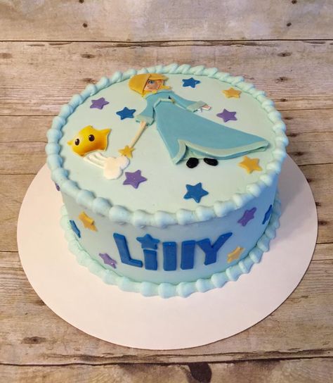 Rosalina Cake Rosalina Birthday Cake, Rosalina Birthday Party, Rosalina Cake, Sage Birthday, Rosalina Mario, Mario Kart Cake, Princess Peach Party, Mario Bros Birthday Party Ideas, Mario Birthday Cake