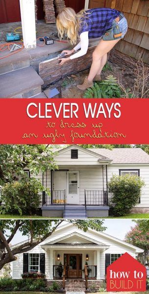 12 DIY Curb Appeal Ideas on a Budget | How To Build It Curb Appeal Easy, Budget Landscaping, Easy Home Improvement Projects, Diy Curb Appeal, Easy Home Improvement, House Foundation, Home Improvement Loans, Front Porch Ideas Curb Appeal, Small Front Porches