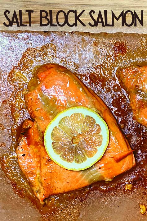 Using your Himalayan Salt Block to cook salmon is a wonderful way to impart flavor, increase the nutritional value, and impress your guests! These easy instructions will have you serving up the tastiest salmon of your life in no time! Use your salt tile on the grill or in the oven to make this easy recipe. #saltblocksalmon #saltblockcooking Himalayan Salt Block Recipes, Salt Block Grilling, Homesteader Recipes, Salt Block Recipes, Himalayan Salt Block Cooking, Salt Block Cooking, Cookbook Club, Oven Salmon, Himalayan Salt Block