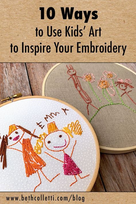 Hand Embroidered Gifts, Inspiration Crafts, Embroidered Onesie, Homeschool Crafts, Childrens Artwork, Embroidery Cards, Embroidery Transfers, Embroidered Gifts, Sewing Embroidery