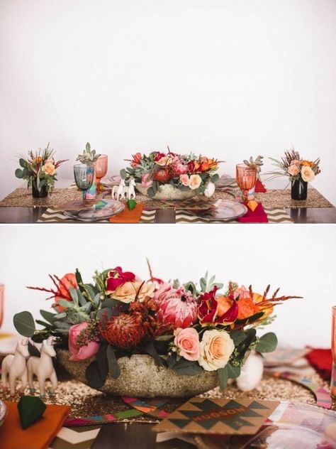 aztec and desert themed wedding table Table Seating Ideas, Desert Themed Wedding, Aztec Wedding, Diy Desert, Desert Wedding Decor, Southwestern Wedding, Wedding Table Themes, Tie The Knot Wedding, Diy Seating