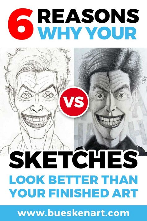 Why do your sketches look better than your final art? It's not a coincidence. Find out the clear reasons for this phenomenon here! Sketch vs line art: the final battle! :D Sketch Vs Line Art, Sketch Vs Final, Final Battle, Better Than Yours, Painting Tutorials, Creative Words, Learn To Draw, Painting Tutorial, Line Art