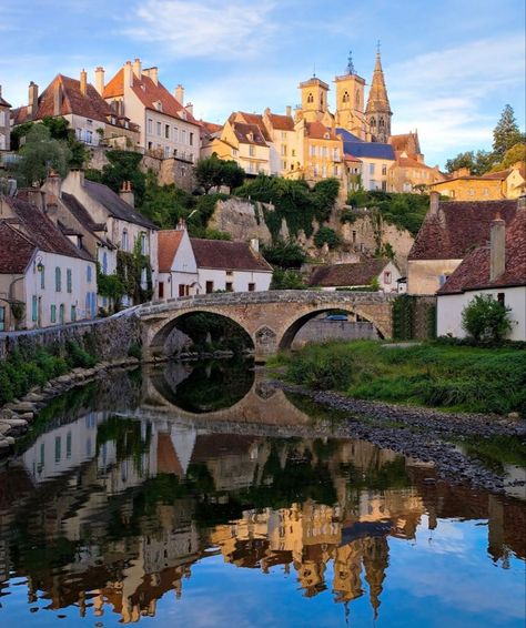 Architecture Photography Buildings, Europe Architecture, Burgundy France, France City, Building Photography, City Pictures, Medieval Town, Disney World Vacation, City Aesthetic