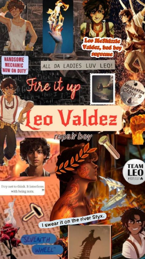 #LeoMcshizzleValdez Percy Jackson Wallpaper, Team Leo, Jackson Walker, Greek Gods And Goddesses, Percy Jackson Characters, Percy Jackson Memes, Leo Valdez, Percy Jackson Books, Percy Jackson Fandom