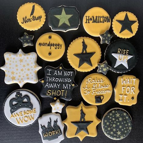 Hamilton Party Ideas, Hamilton Themed Party, Hamilton Themed Birthday Party, Hamilton Birthday Party Ideas, Broadway Sweet 16, Alexander Hamilton Birthday, Hamilton Birthday, Hamilton Party, Broadway Theme