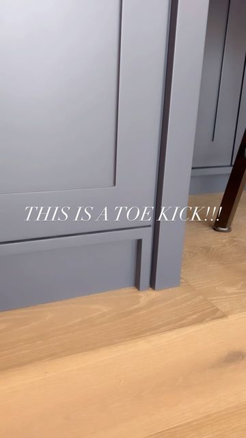 Boase Design Interiors on Instagram: "@boasedesigninteriors wanted to really make this island project standout. By changing the toe kick for the base of these cabinets, we have given the island a fine furniture detail, our cabinet maker @thewoodstudiolondon created this and we love it! #appliedarchitecture #toekick #toekickvacuum" Modern Cabinet Trim, Cabinet Cutout Detail, Kitchen Cabinet Kick Plate Ideas, Cabinet Kick Plate Ideas, Island Kick Plate Ideas, Toekicks For Kitchen Cabinets, Toe Kick Lighting Kitchen, Toe Kick Drawers Under Cabinet, Toe Kick Ideas