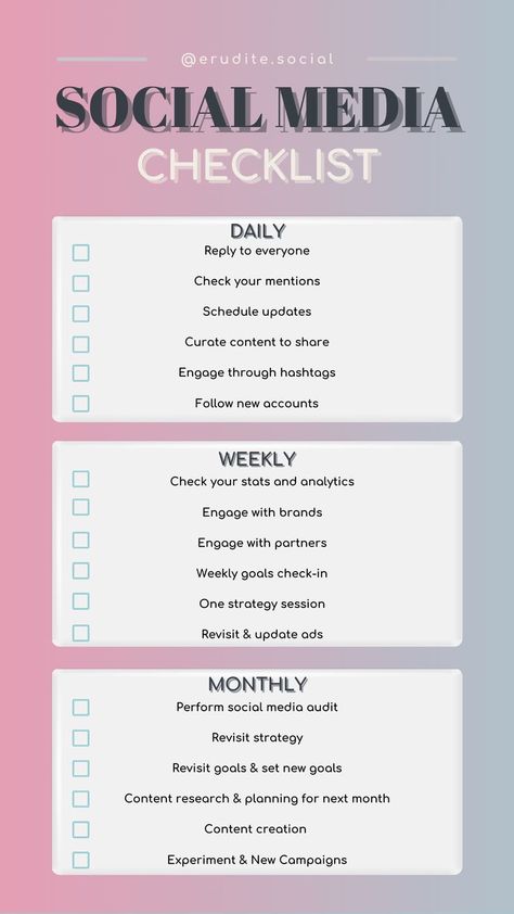 Social Media Manager Checklist, Hairstylist Marketing, Social Media Checklist, Successful Social Media, Running A Small Business, Startup Business Plan, Social Media Marketing Instagram, Tools List, Marketing Planner