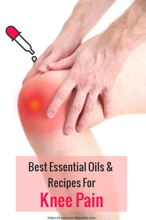 Discover the best 15 essential oils and most popular recipes for all types of knee pain, sprained knee as well as knee pain during pregnancy and period. Sprained Knee, Pain Relief Essential Oils, Knee Pain Relief Remedies, Workout Soreness, Knee Pain Remedy, Pain Relief Remedies, Homemade Essential Oil, Young Living Essential Oils Recipes, Knee Pain Relief