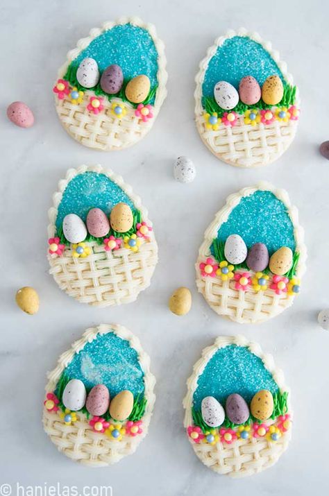 Easter Basket Cookies, Easter Cupcakes Decoration, Easter Egg Candy, Cookie Decorating Kit, Sugar Cookie Mix, Easter Sugar Cookies, Easter Sweets, Bakery Items, Easter Cookie