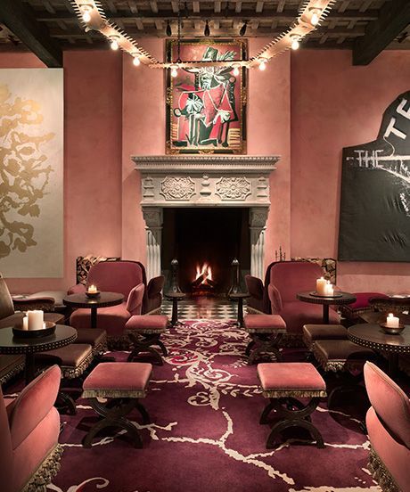 Rose Bar At The Gramercy Park Hotel | You don't have to book a one-night stay to take advantage of the city's coolest hotel bars. Read on to see why this hotel is on our top 10 list. #refinery29 http://www.refinery29.com/rose-bar-gramercy-hotel Gramercy Park Hotel, Rose Bar, Chelsea Hotel, Nyc Bars, Gramercy Park, Best Bars, Hotel Bar, Travel Checklist, Park Hotel