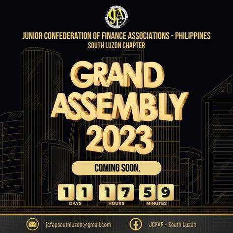 General Assembly Pubmat, Intrams Pubmat, Publication Material, Pubmat Ideas, Academic Poster, Teaser Poster, Film Logo, Cool Signatures, General Assembly