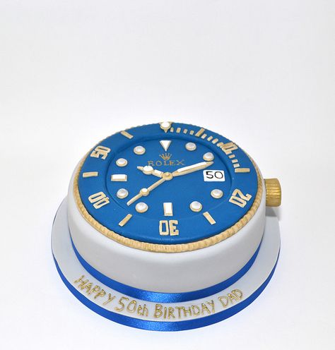 30th Birthday Cakes For Men, Rolex Jubilee, Birthday Cake For Husband, Rolex Oyster Perpetual Datejust, Cake For Husband, Fantasy Cake, Birthday Cake For Him, Elegant Birthday Cakes, Birthday Cakes For Men