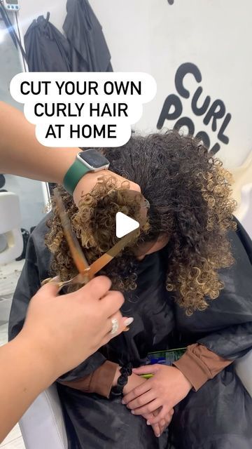 Aleisbel Sheppard on Instagram: "Here is an easy Safeway to cut curly hair at home. #CurlPop 

#curlpopcut #diycurlcut #curlcut #curlpopculture #curls #cachos #rizospr #cutlyhairvideo #curleducation" How To Shape Curly Hair, Shaping Curly Hair, Curly Hair Cuts At Home, At Home Curly Haircut, How To Make Your Curly Hair Curlier, How To Trim Curly Hair At Home, Cut Curly Hair At Home, Cado Cut Curly Hair, Diy Curly Cut