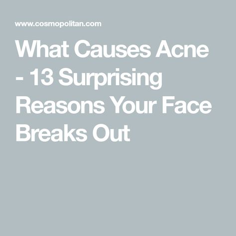 What Causes Acne, Face Breaking Out, Causes Of Acne, Dry Skincare, Acne Causes, Washing Your Face, After Workout, Remove Acne, Cloth Face Mask