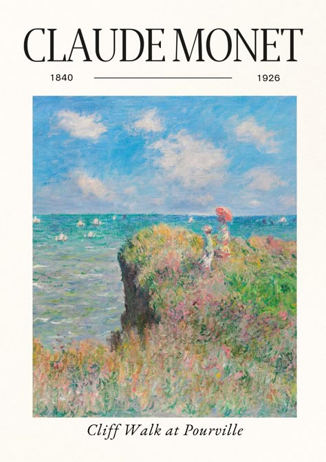 Claude Monet Poster Print, Poster Prints Monet, Monet Paintings Poster, Posters For Wall Bedroom Aesthetic Vintage, Monet Wall Print, Claude Monet Prints, 11x17 Poster Prints, Claude Monet Aesthetic, Monet Prints