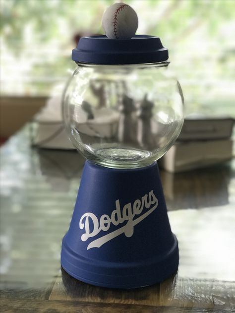 Dodgers Centerpiece Dodgers Centerpieces Ideas, Dodger Theme Centerpieces, Dodger Centerpieces Ideas, Dodger Baby Shower Ideas, Dodgers Baby Shower Ideas, Dodger Party, Dodgers Birthday Party, Dodgers Party, Baseball Themed Bedroom