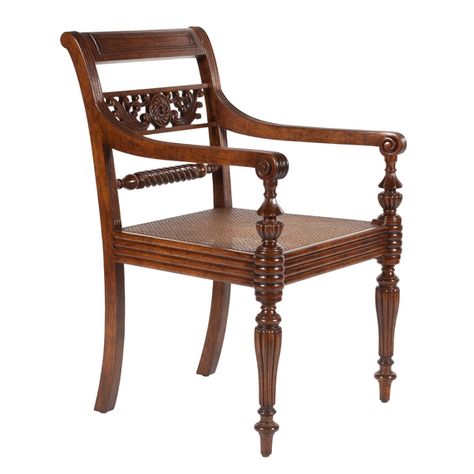 Colony Chair - Dering Hall Wooden Stool Designs, Types Of Chairs, Colonial Chair, Antique Wooden Chairs, Colonial India, Furniture Reupholstery, Chair Woodworking Plans, Chair Design Wooden, Colonial Furniture