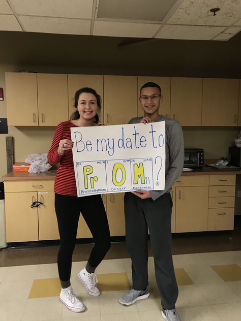 Chemistry Promposal, Robotics Promposal, Science Promposal, Dnd Promposal, Morp Proposal, Prom Signs, Prom Proposals, Cute Homecoming Proposals, Cute Prom Proposals