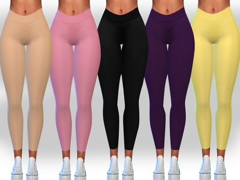 Saliwa's 15 Colour High Waist Athletic Basic Leggings The Sims 4 Pack, Mods Ts4, Mods Sims 4, Sims 4 Tsr, Sims 4 Cc Kids Clothing, The Sims 4 Pc, Free Sims 4, The Sims 4 Packs, Sims 4 Expansions