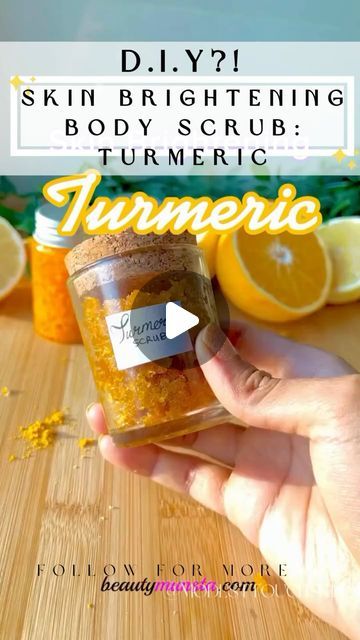 Modest Touch | Skin on Instagram: "✨ Transform your skin with this 👇DIY Skin Brightening Turmeric Body Scrub! 🌟 Here’s how you can create this glow-boosting scrub at home:

Ingredients:

1/2 cup white sugar
1/2 cup brown sugar
2 tbsp honey
1 tbsp rosehip oil
1 tbsp jojoba oil
5 drops carrot seed essential oil
5 drops lemon essential oil
1 tsp turmeric powder
Grated lemon rind

Instructions:

1️⃣ Combine white and brown sugar in a bowl.

2️⃣ Add honey, rosehip oil, and jojoba oil. Mix well until you get a thick, grainy texture.

3️⃣ Stir in the turmeric powder and grated lemon rind for that natural brightening boost. 

4️⃣ Add the carrot seed and lemon essential oils for an extra dose of skin-loving nutrients.

5️⃣ Gently scrub onto damp skin in circular motions, focusing on dark spots an Turmeric Body Scrub, Scrub At Home, Turmeric Scrub, Carrot Seed Essential Oil, Facial Tips, Grainy Texture, Lemon Essential Oil, Carrot Seeds, Turmeric Powder