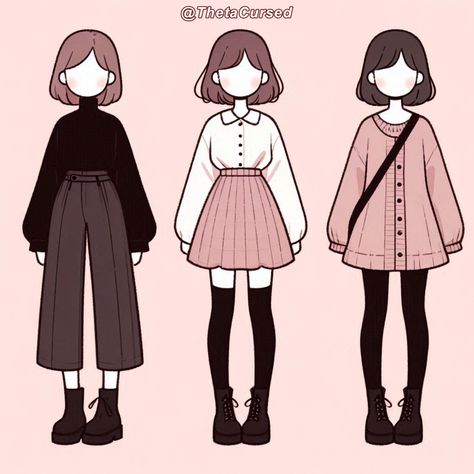 Clothe Reference, Clothes Sketch, Warm Outfit, Random Outfits, Winter Outfit Ideas, Clothing Design Sketches, Female Clothes, Clothing Inspiration, Clothing Design