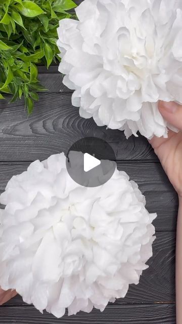 Easy Tissue Paper Flowers, Toilet Paper Flowers, Paper Peonies Tutorial, Tissue Paper Craft, Tissue Paper Roll, Tissue Paper Flowers Diy, Diy Flores, Toilet Paper Crafts, Paper Peonies